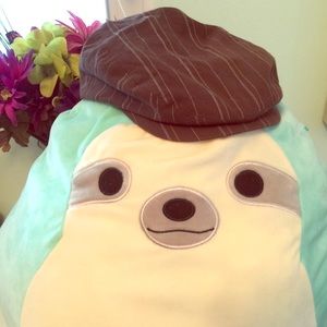 Quicksilver pinstripe newsboy cap